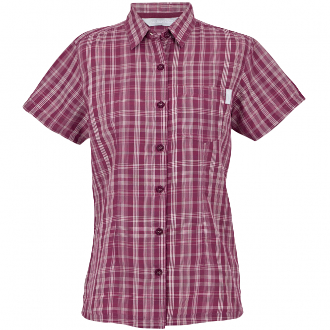Regatta Mindano VIII Short Sleeve Shirt Women (Beaujolais Check) 