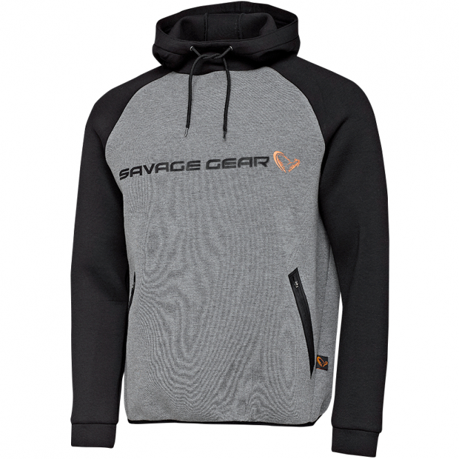 Savage Gear Tec-Foam Hoodie Men (Dark Grey Melange) 