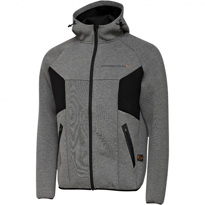 Savage Gear Tec-Foam Zip Hoodie Men (Dark Grey Melange) 