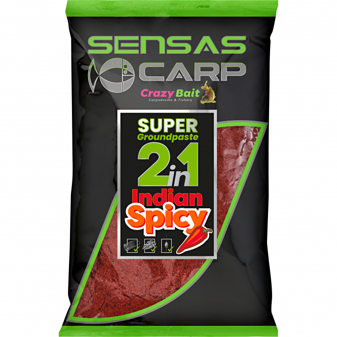 Sensas Super Bait Paste 2 in 1 (Indian Spicy) 