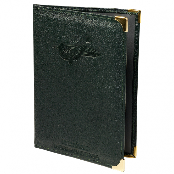 "Steigende Forelle" Fishing Licence Case (Olive) 