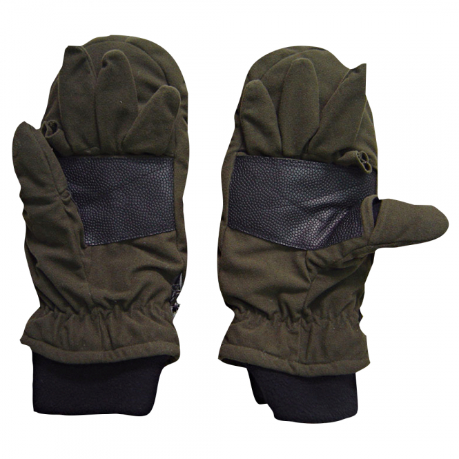 Thermal Mittens Unisex (Olive/Black) 