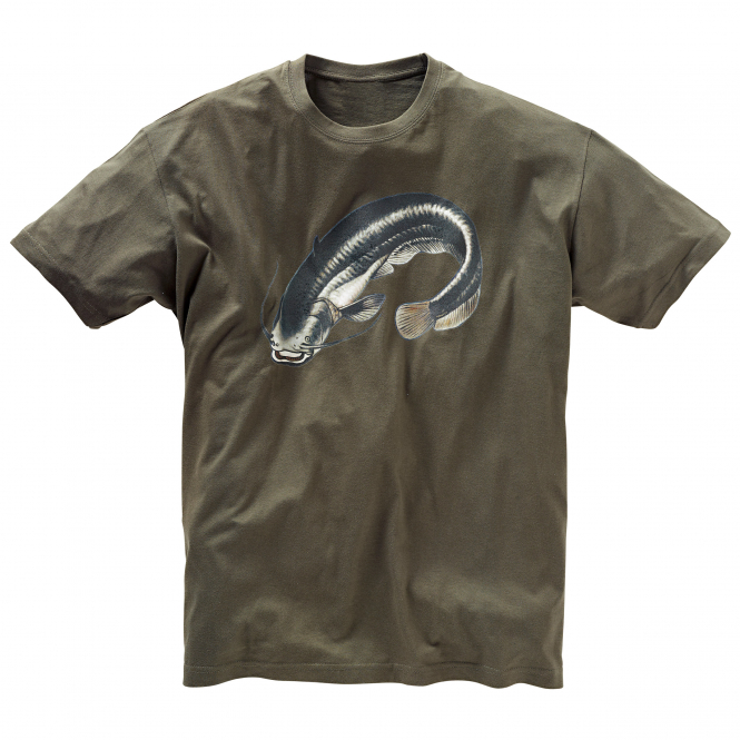 T-Shirt ‘Catfish’ Kids (Olive) 
