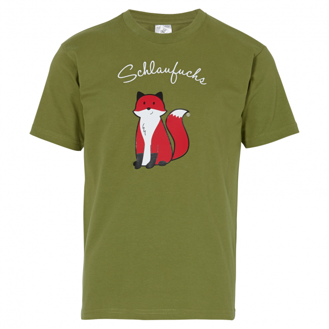 T-Shirt ‘Schlaufuchs’ Kids (Olive) 