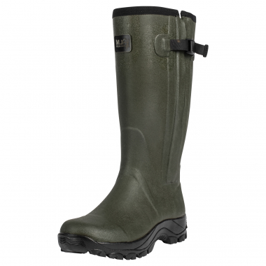 Almwalker Jannik Neoprene Boots Men, With Zip (Olive)