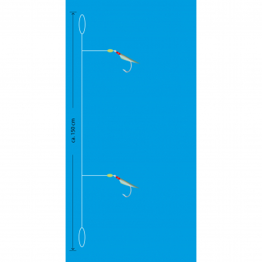 Aquantic Real Skin Vorfach Rig 2 (Natural)