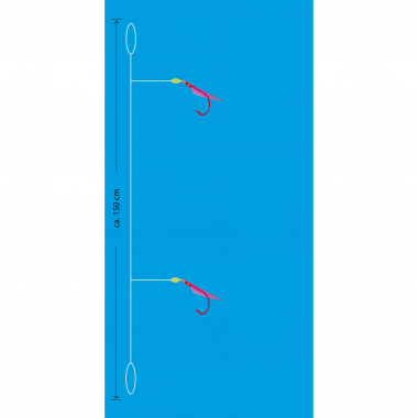 Aquantic Real Skin Vorfach Rig 2 (Pink)