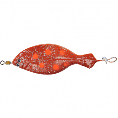 Balzer Edition Sea Anti-Tangle Flounder Spoon (Brown-White-Red)