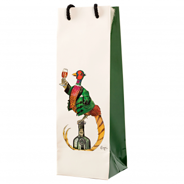 Bottle bag with game motif
