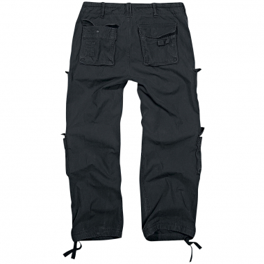 Brandit Men's Pure Vintage Cargo Trousers (black)