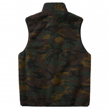 Brandit Men's Teddy fleece waistcoat (woodland)