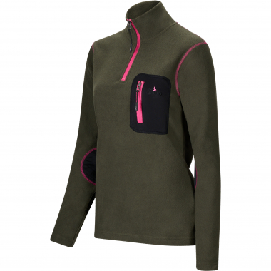 Caya Fleece Troyer Women (Olive)