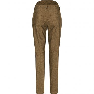 Celina Trousers Vintage Women (Dark Brown Melange)