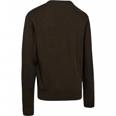 Deerhunter Harrington V-Neck Knit Men (Brown Melange)