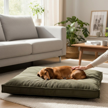Dog cushion Knuffi, 70 x 100 cm