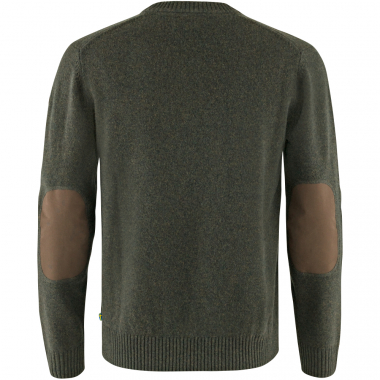 Fjällräven Men's Övik Round-Neck Sweater M Men (Dark Olive)