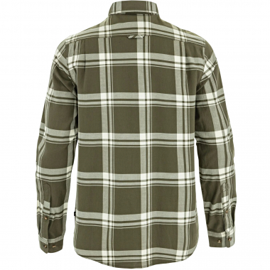 Fjällräven Övik Lite Flannel Shirt M Men (Laurel Green-Chalk White)