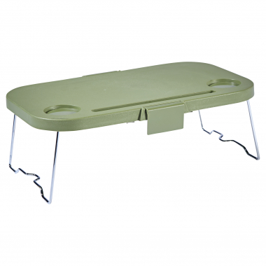 Foldable bucket with table