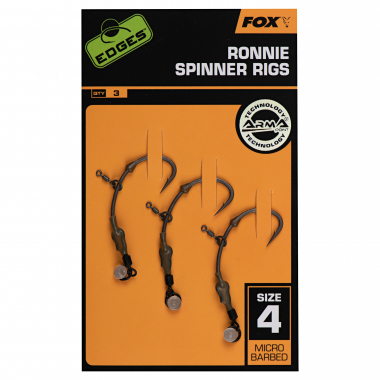Fox Carp Eges Ronnie Spinner Rigs Medium Curve