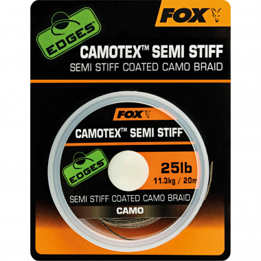 Fox Carp Leader line Edges™ Camotex Semi-Stiff