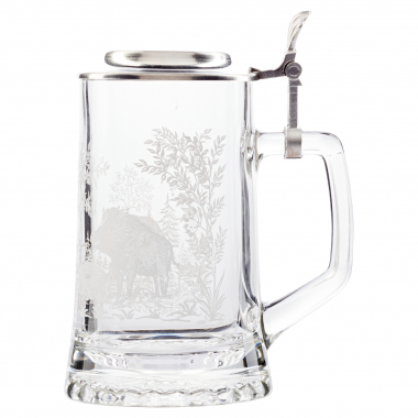 Glass jug Wild Boar