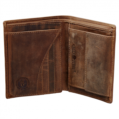 Green Burry Vintage Animal Wallet Royal Stag (Leather)