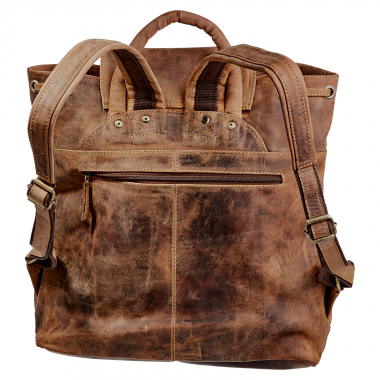 Greenburry Vintage Flapzipt Backpack (Leather)