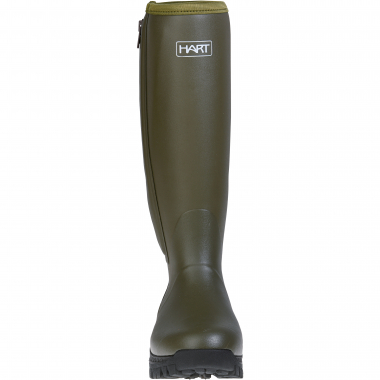 Hart Trakai 18’ NZ Rubber Boots, with zip fastening (Green)