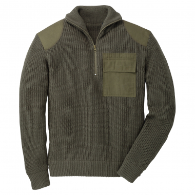 il Lago Prestige Men's Knitted Troyer Storm