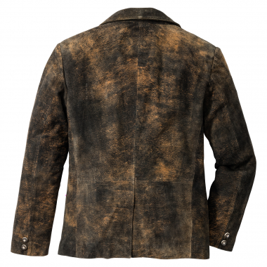 il Lago Prestige Men's Leather blazer brown