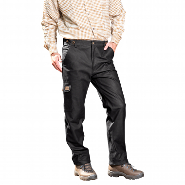 il Lago Prestige Men's Nubuk Leather Trousers Sprinz