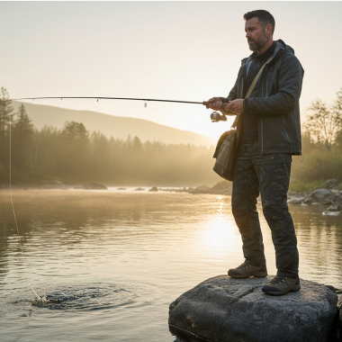 il Lago Prestige Night Camouflage Outdoor Trousers Men (Dark Camouflage)