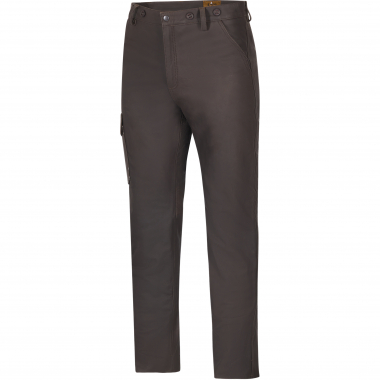 il Lago Prestige Nubuck Leather Trousers Sprinz Men (Brown)