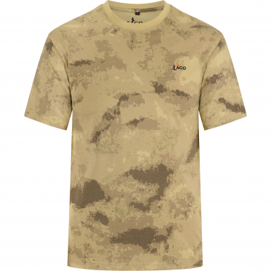 il Lago Prestige Set Of 2: T-Shirts Men (Beige Camouflage/Dark Camouflage)