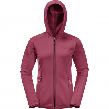 Jack Wolfskin Baiselberg Hooded FZ W Women (Sangria Red)