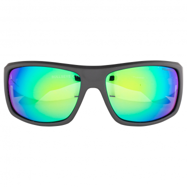 Kogha Blue Mirror Polarised Glasses (Black/Blue-Green Lenses)