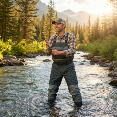 Kogha Waders, Breathable Men (Petrol)