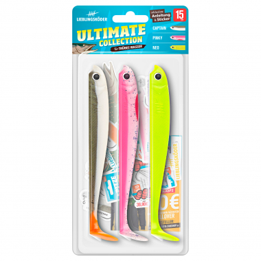 Lieblingsköder Shad Pike Bait (15 cm, Ultimate Collection Murky Water)