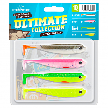 Lieblingsköder Shad Zander Bait (10 cm, Ultimate Collection Murky Water)