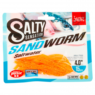 Lucky John Rubber Bait Sandworm 2" / 4" (F29N)
