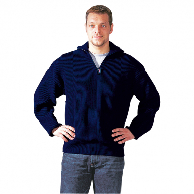 Men's Sweater Troyer (marine) Sz. L