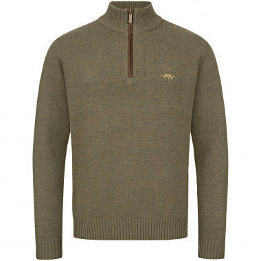 Men's Woll Halfzip Sweater - olive