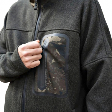 Nash Zero Tolerance Nordic Fleece Zipped Jumper Unisex (Olive/Camouflage)