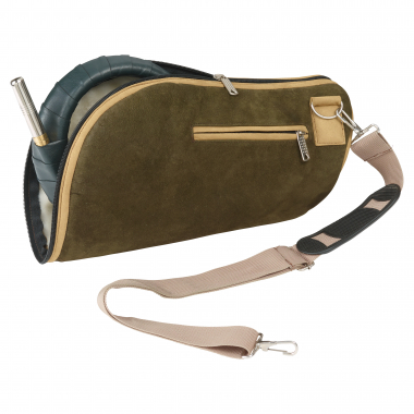 Nubuck Leather Bag for Pless Horn