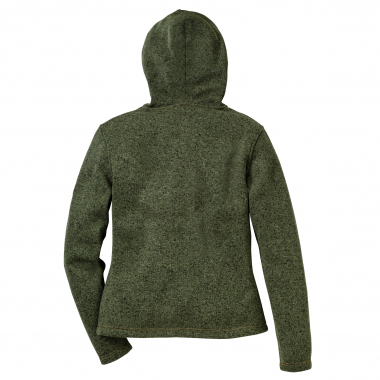 OS Trachten Adisur Knitted Fleece Jacket Women (Traditional Green)