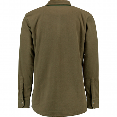 OS Trachten Men's Fleece Shirt (with breast pocket)