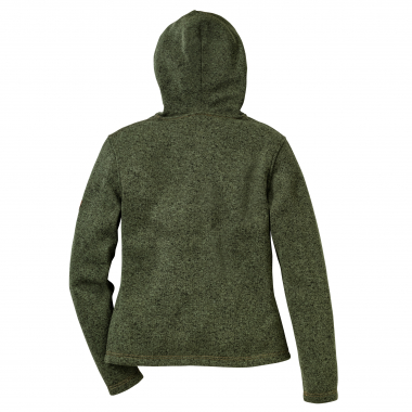 OS Trachten Women's Knitted Fleece Jacket (green)