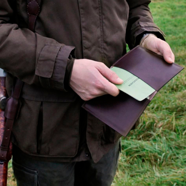 Ostermayer Jagd Leather Hunting Licence Case (Brown)