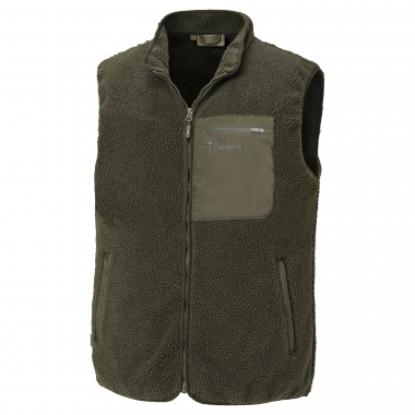 Pinewood Men's Fibre Fur Vest (dark green)