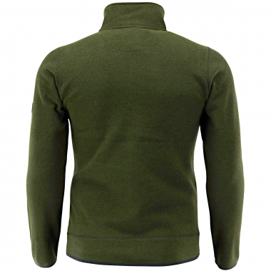 Pique Fleece Jacket For Men (Olive)